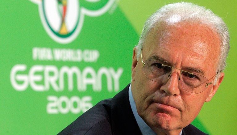 Franz Beckenbauer, durante una conferencia previa a Mundial de Alemania 2006