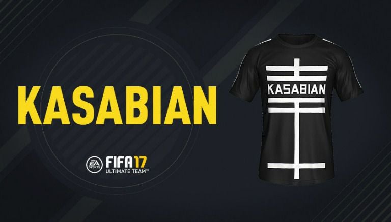 La banda inglesa Kasabian se lució con su playera