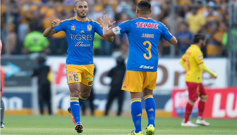 Tigres celebra anotación frente a Morelia