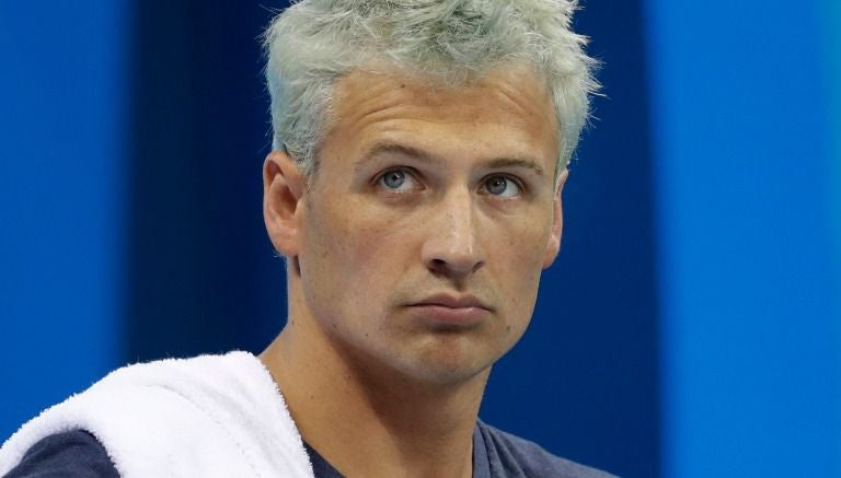 Ryan Lochte, durante un prueba en Río 2016