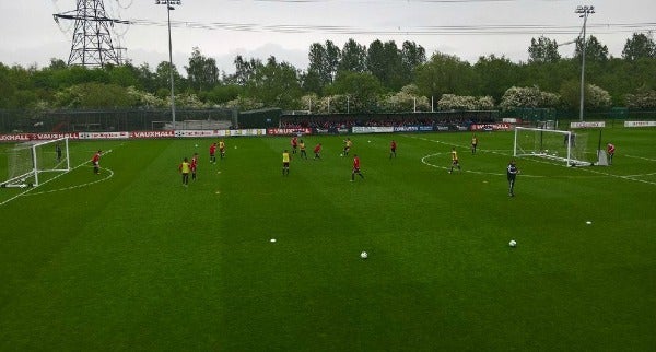 Cancha del Dragon Park donde se preparan los exjugadores para ser técnicos