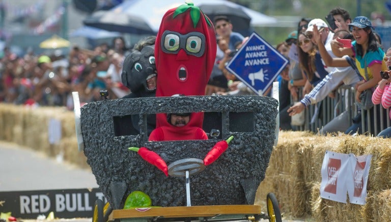 'Chile en papas de calabaza' campeones del Red Bull Soapbox Race