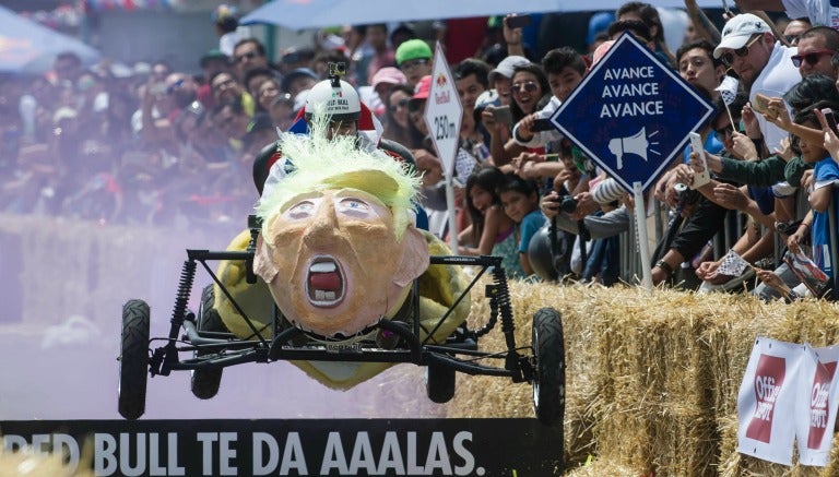 'Taco Trump' en Red Bull Soapbox 2016