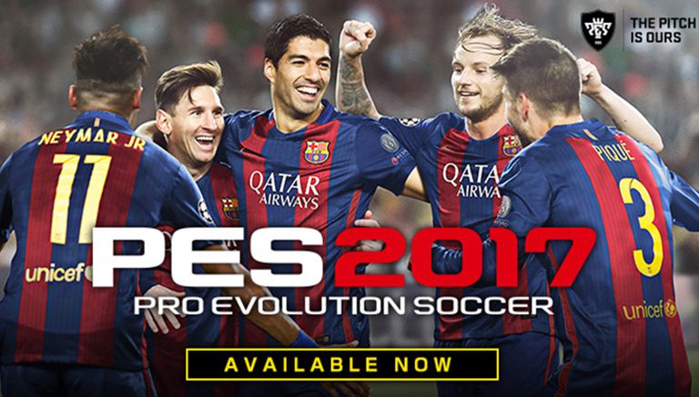 Barcelona engalana la publicidad de PES2017