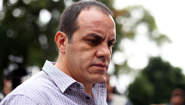 Cuauhtémoc Blanco, durante un evento público