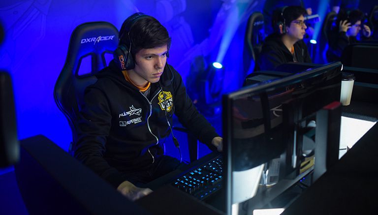 Jirall, capitán de Lyon, durante un duelo de League of Legends