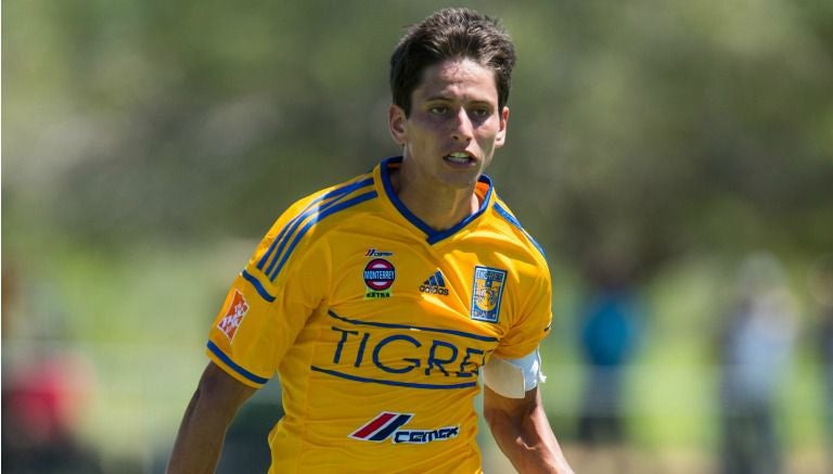 Damm, durante un partido con Tigres