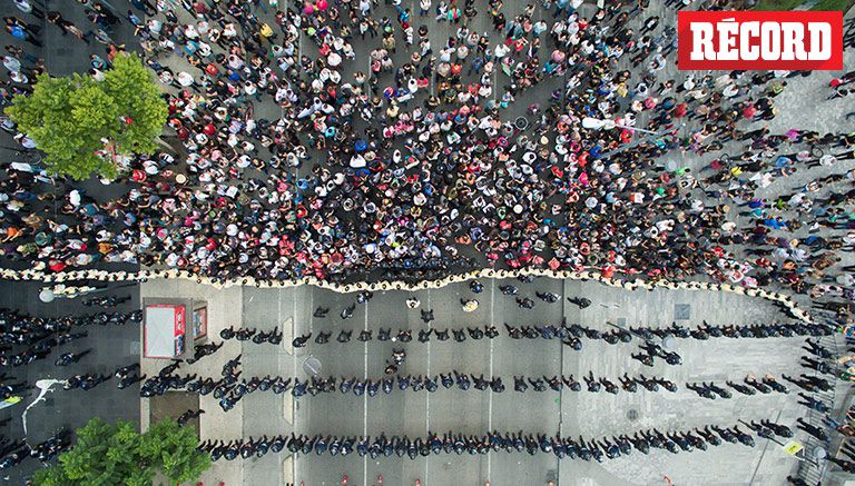 La tensión fue en aumento, pero no se registraron enfrentamientos violentos