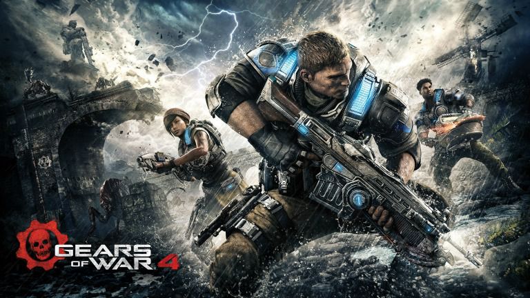 Uno de los pósters de Gears of War 4