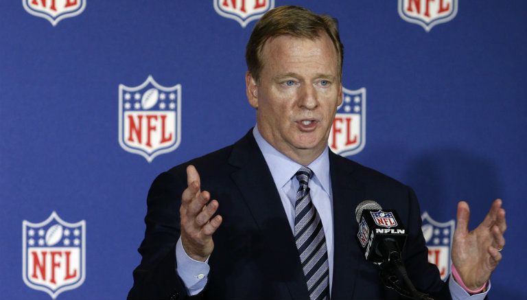 Roger Goodell durante conferencia de prensa