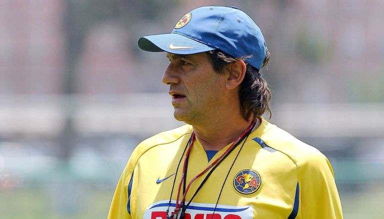  Rubén Omar Romano en un entrenamiento del América en 2008