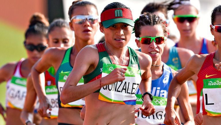 María Guadalupe González durante su participación en Río 2016 