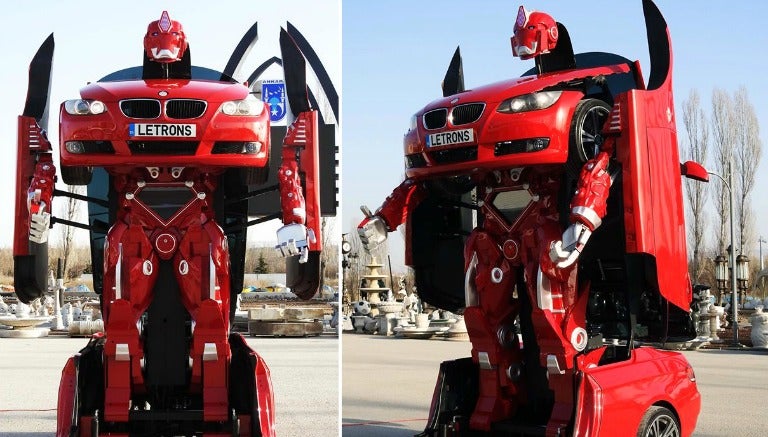 'Letron' el primer BMW transformado en robot