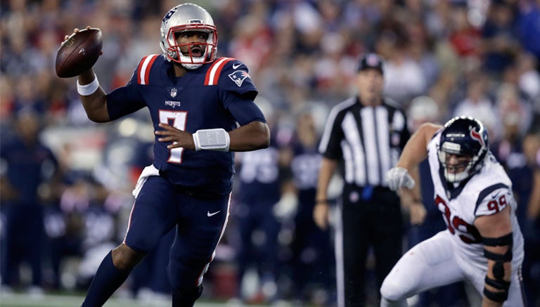 Brissett, en partido frente a los Texanos