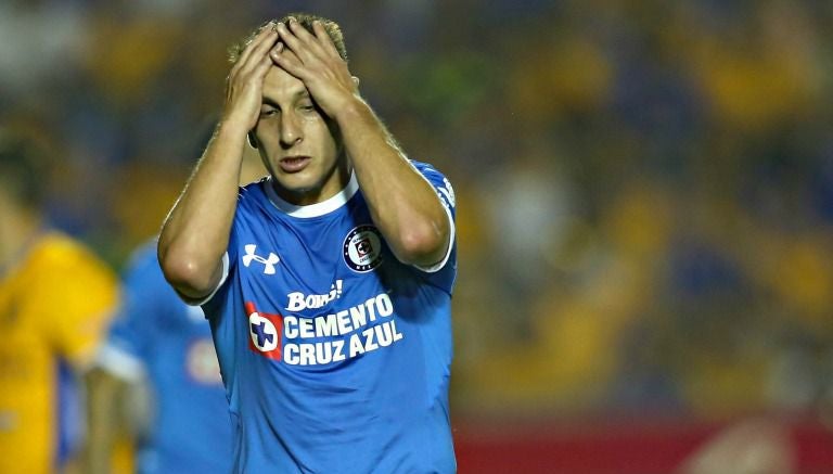 Chaco se lamenta durante el partido frente a Tigres