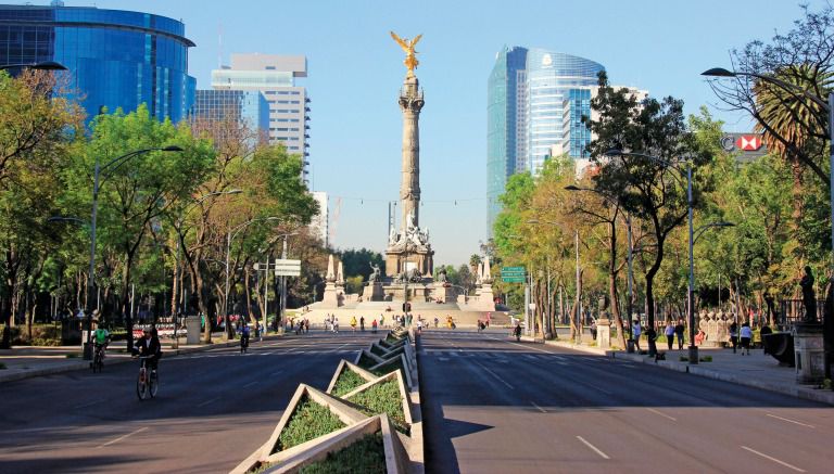 El Ángel de la Independencia en la capital del país