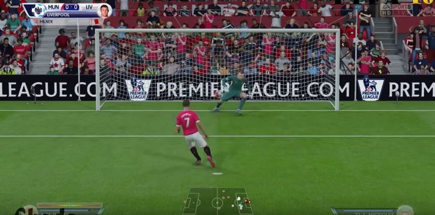 En FIFA 16 ya era posible elegir el tipo de tiro que se quería realizar