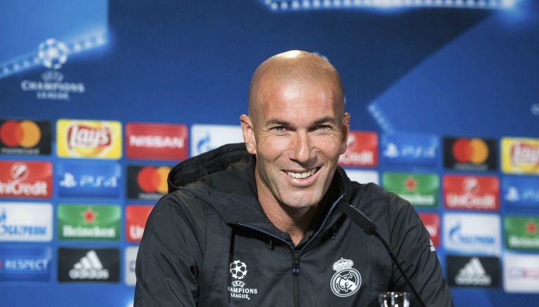 Zidane, durante la rueda de prensa celebrada antes del duelo contra el Dortmund