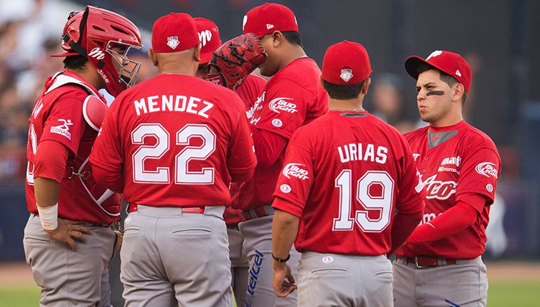 Diablos Rojos del México, en un partido de la MLB