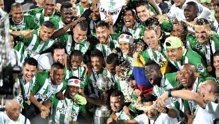 Atlético Nacional, tras ganar la Copa Libertadores 2016