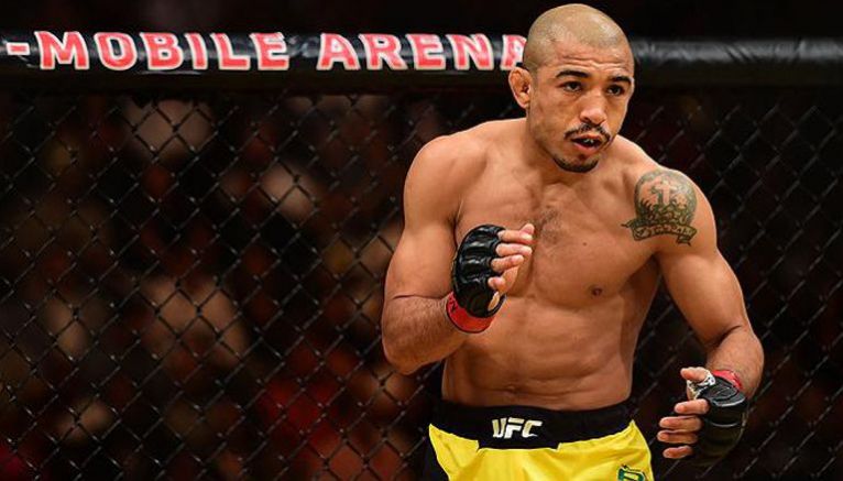 Jose Aldo, durante su combate contra Frankie Edgar