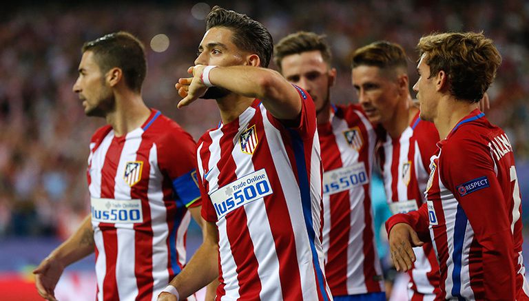 Yannick Carrasco festejó así tras anotar contra Bayern Munich