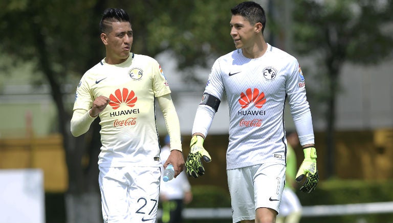 Hugo González en un partido de la Sub 20