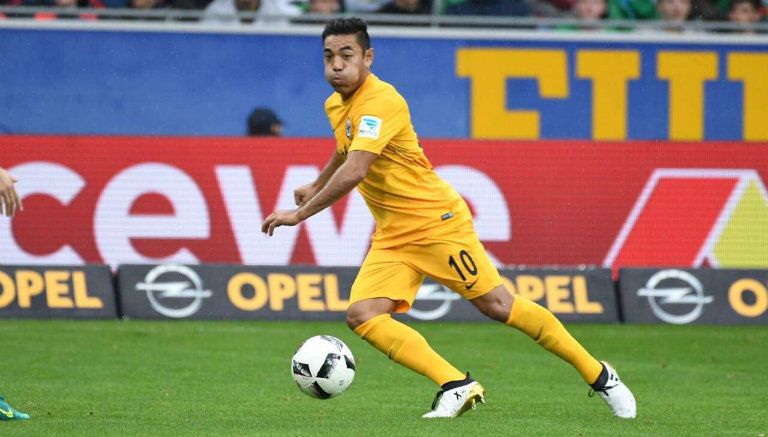 Marco Fabián durante un partido con el Eintracht Frankfurt