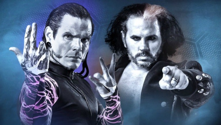 Los hermanos Hardy, en un cartel de TNA