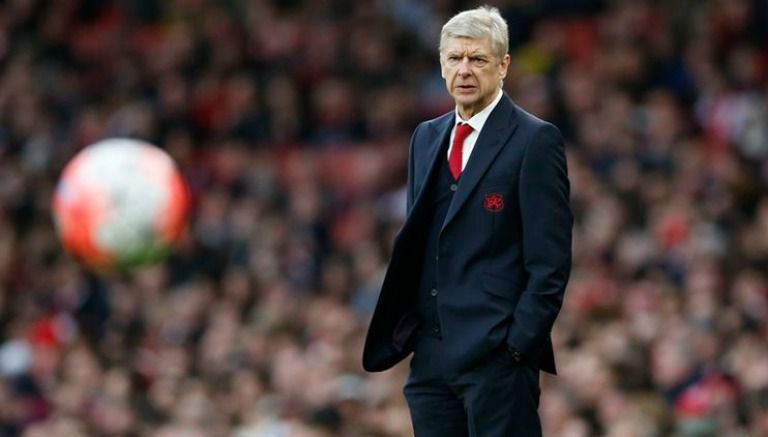 Arsene Wenger, durante un partido con el Arsenal