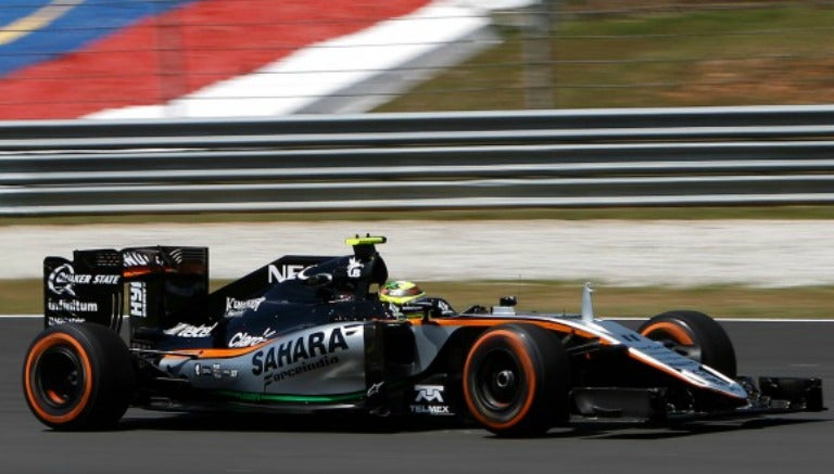 Checo Pérez, en el Gran Premio de Malasia