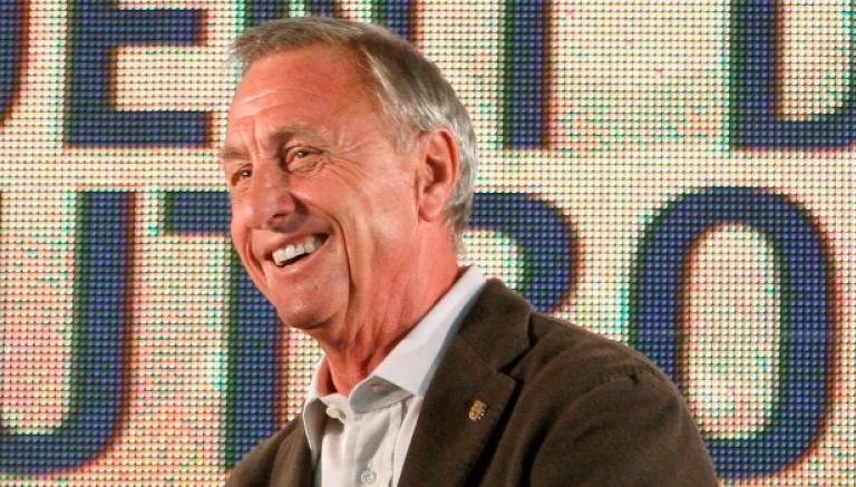 Johan Cruyff en un evento de la FIFA