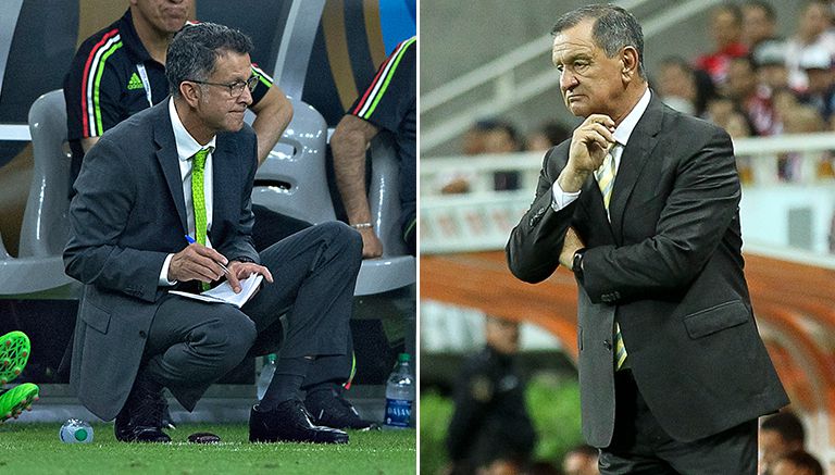 Profe Osorio y Profe Meza observan partidos de sus equipos