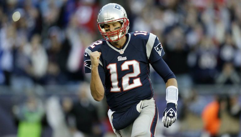 Tom Brady festeja con los Patriotas