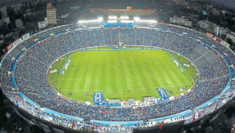 El Estadio Azul visto desde lo alto