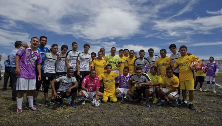 Jugadores de Querétaro en Cereso de dicha ciudad