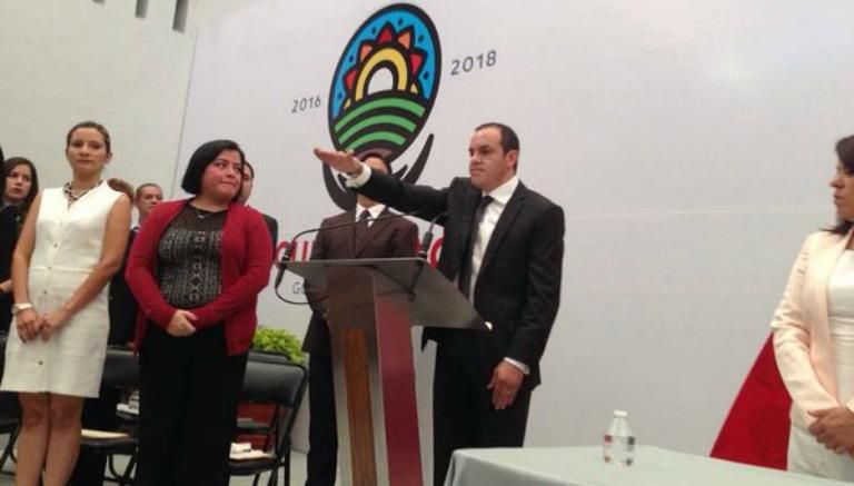 Cuauhtémoc Blanco toma posesión como alcalde de Cuernavaca