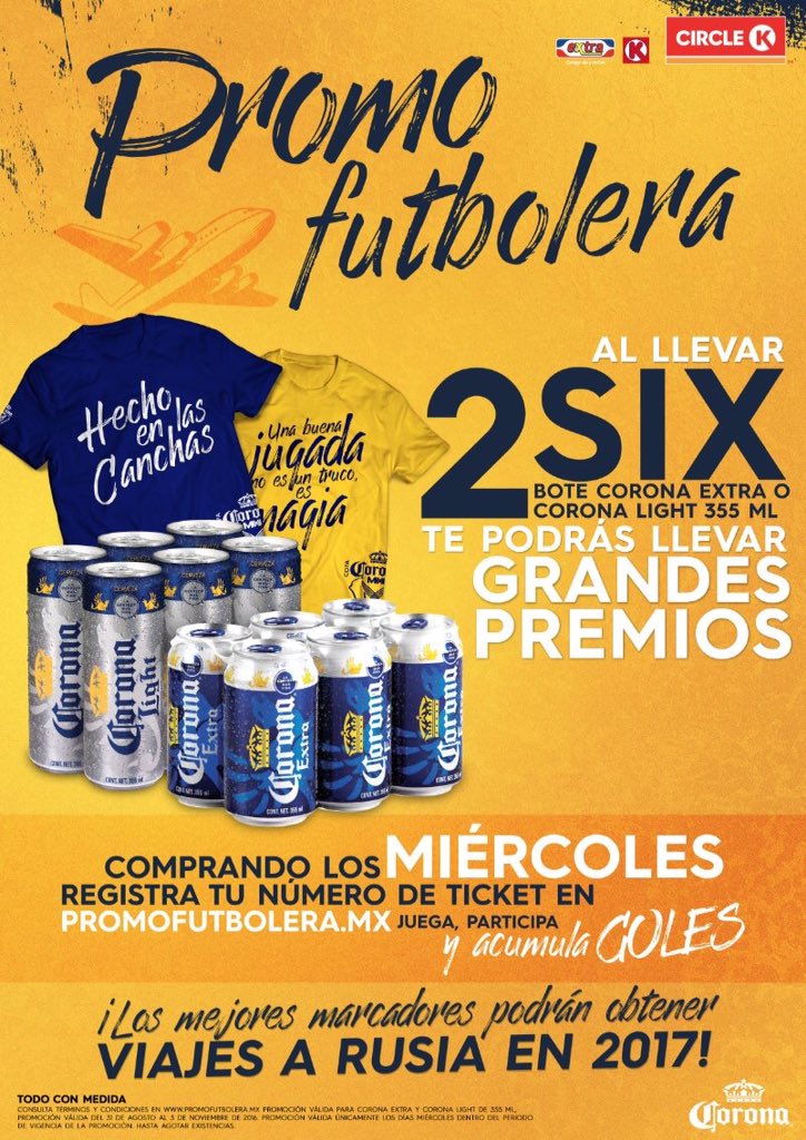 Compra una promo futbolera para ganar algún premio 