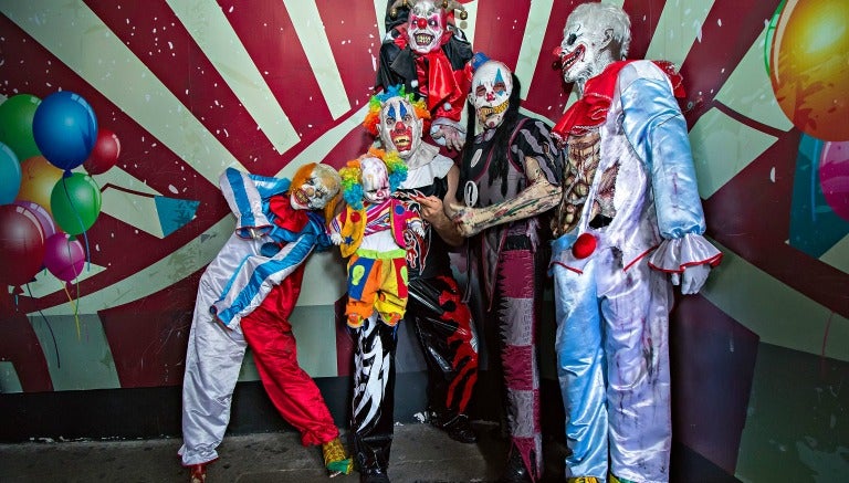 Los Psycho Circus asustan en la feria de Chapultepec