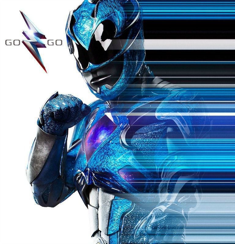 Póster del Power Ranger azul