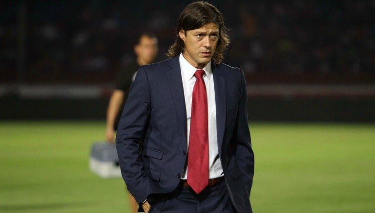 Matías Almeyda celebra una anotación del Rebaño en el A2016