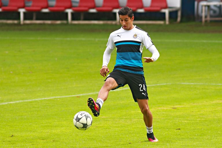 Carlos Cisneros durante un entrenamiento