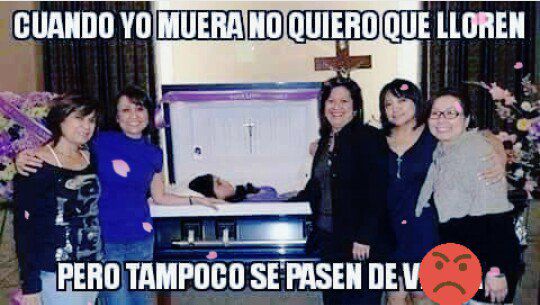 Meme dedicado a #LadyFuneral