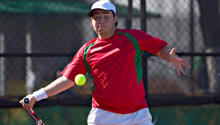 Daniel Garza, durante los Juegos Centroamericanos