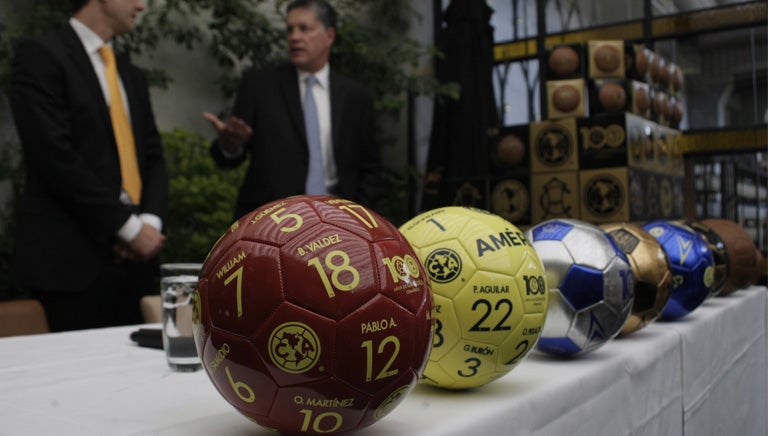 Modelos de los balones del América