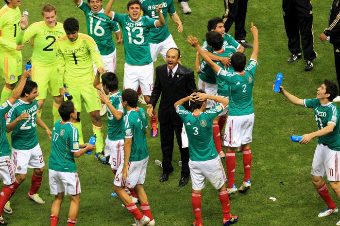 Potro Gutiérrez celebra el título en Mundial de 2011