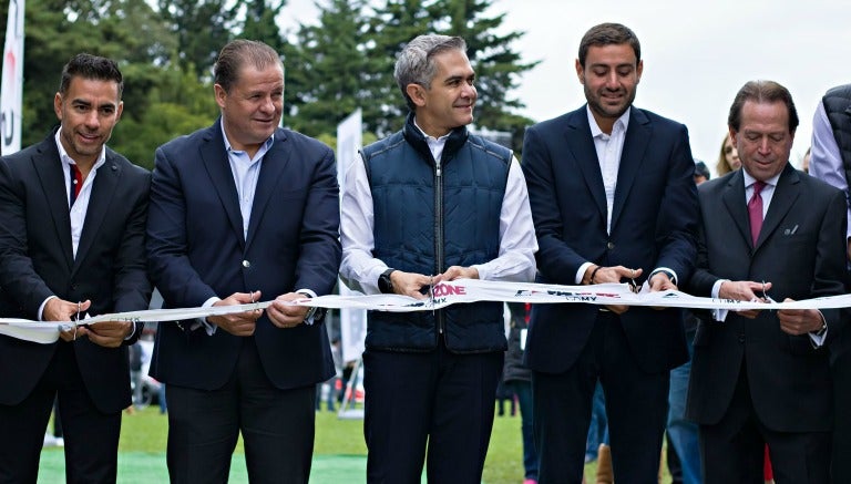 Miguel Ángel Mancera inaugura el Fanzone