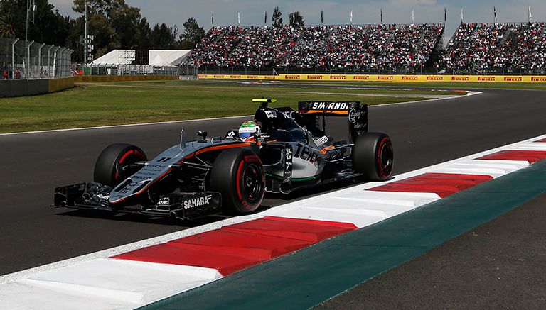 Sergio Pérez, en el GP de México 