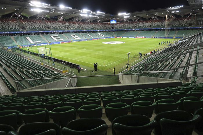 Así lució el estadio del equipo de Varsovia