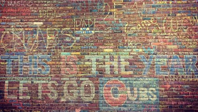 La pared del Wrigley Field